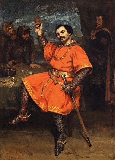 Gustave Courbet Portrait of Louis Gueymard